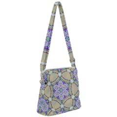 Ornament Kaleidoscope Zipper Messenger Bag