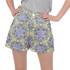 Ornament Kaleidoscope Stretch Ripstop Shorts