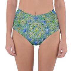 Farbenpracht Kaleidoscope Reversible High-waist Bikini Bottoms by Pakrebo