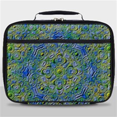 Farbenpracht Kaleidoscope Full Print Lunch Bag by Pakrebo