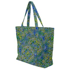 Farbenpracht Kaleidoscope Zip Up Canvas Bag