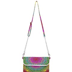 Mandala  Background Geometric Mini Crossbody Handbag