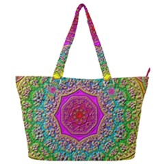 Mandala  Background Geometric Full Print Shoulder Bag