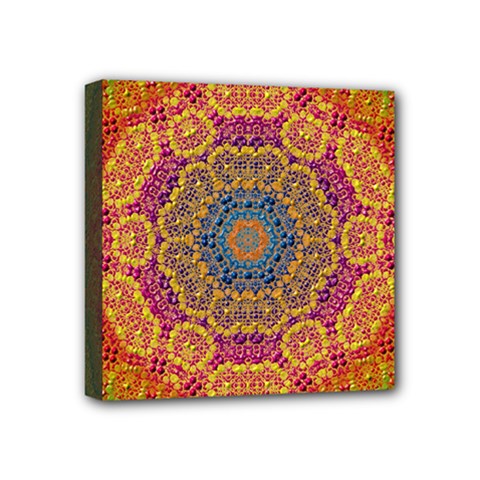 Background Image Decorative Mini Canvas 4  X 4  (stretched) by Pakrebo