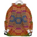 Background Image Decorative Top Flap Backpack View3