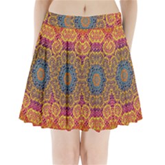 Background Image Decorative Pleated Mini Skirt by Pakrebo