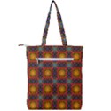 Tile Background Image Decorative Double Zip Up Tote Bag View2