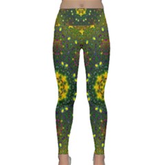 Background Image Wallpaper Lightweight Velour Classic Yoga Leggings by Pakrebo