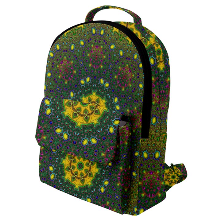 Background Image Wallpaper Flap Pocket Backpack (Small)