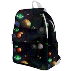 Galactic Top Flap Backpack by WensdaiAmbrose