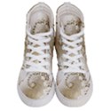 Flora Flowers Background Leaf Women s Hi-Top Skate Sneakers View1