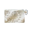 Flora Flowers Background Leaf Canvas Cosmetic Bag (Small) View2