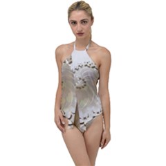 Flora Flowers Background Leaf Go With The Flow One Piece Swimsuit