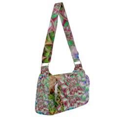 Dahlia Flower Colorful Art Collage Post Office Delivery Bag