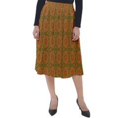 Background Design Background Image Classic Velour Midi Skirt 