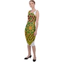 Star Pattern  Background Image Sleeveless Pencil Dress View2