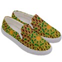 Star Pattern  Background Image Men s Canvas Slip Ons View3