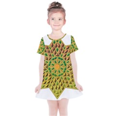 Star Pattern  Background Image Kids  Simple Cotton Dress by Pakrebo