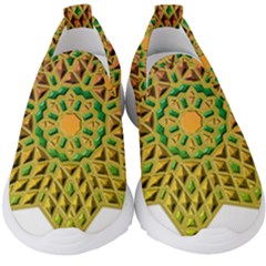 Star Pattern  Background Image Kids  Slip On Sneakers by Pakrebo