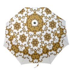 Fractal Tile Construction Design Folding Umbrellas by Pakrebo