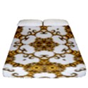 Fractal Tile Construction Design Fitted Sheet (King Size) View1