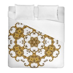 Fractal Tile Construction Design Duvet Cover (full/ Double Size) by Pakrebo