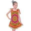 Pattern Colorful Abstract Kids  Tie Up Tunic Dress View1