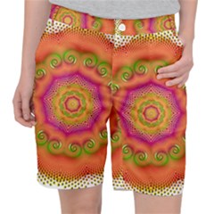 Pattern Colorful Abstract Pocket Shorts