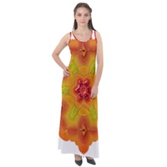 Pattern Symbol Ornament Symbolism Sleeveless Velour Maxi Dress