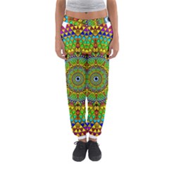 Tile Background Image Graphic Fractal Mandala Women s Jogger Sweatpants by Pakrebo