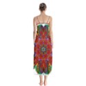 Mandala Fractal Graphic Design Button Up Chiffon Maxi Dress View2