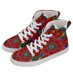 Mandala Fractal Graphic Design Men s Hi-top Skate Sneakers