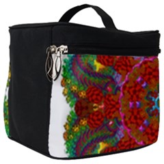 Mandala Fractal Graphic Design Make Up Travel Bag (big) by Pakrebo