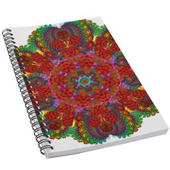 Mandala Fractal Graphic Design 5 5  X 8 5  Notebook by Pakrebo