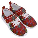 Mandala Fractal Graphic Design Women s Velcro Strap Shoes View3