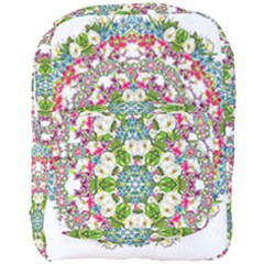 Floral Wreath Tile Background Image Full Print Backpack by Pakrebo