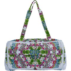 Floral Wreath Tile Background Image Multi Function Bag by Pakrebo