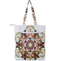 Tile Background Image Star Pattern Double Zip Up Tote Bag View2