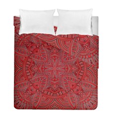 Tile Background Image Graphic 35 Red Duvet Cover Double Side (full/ Double Size) by Pakrebo