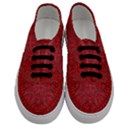 Tile Background Image Graphic 35 Red Men s Classic Low Top Sneakers View1