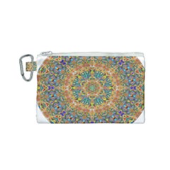 Colorful Pattern Color Canvas Cosmetic Bag (small)