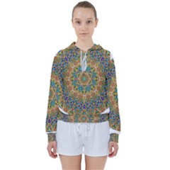 Colorful Pattern Color Women s Tie Up Sweat