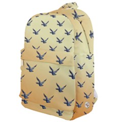 Blue Bird Of Happiness - Sunset Colourglide - By Larenard Classic Backpack by LaRenard