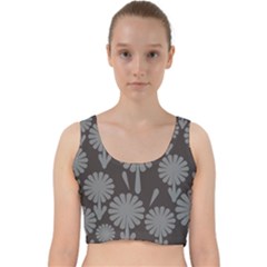 Zappwaits Velvet Racer Back Crop Top by zappwaits