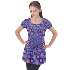 Zappwaits Spirit Puff Sleeve Tunic Top