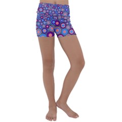 Zappwaits Spirit Kids  Lightweight Velour Yoga Shorts by zappwaits