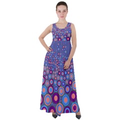 Zappwaits Spirit Empire Waist Velour Maxi Dress