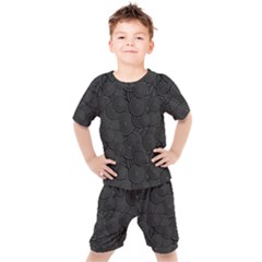 Hypnotic Black And White Kids  Tee And Shorts Set