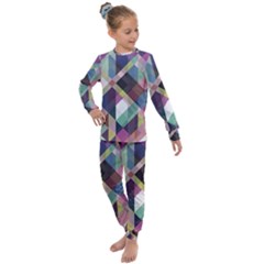 Geometric Sense Kids  Long Sleeve Set  by WensdaiAmbrose