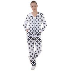 Black And White Tribal Women s Tracksuit